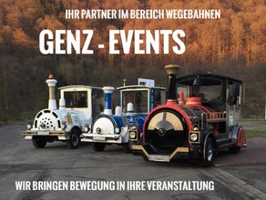 Wegebahn - Bimmelbahn - Besucherbahn - Messebahn - Citybahn - Schuttle - Eisenbahn - Straßeneisenbahn - Zug mieten