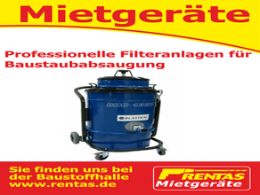 Trockensauger / Industriesauger / Filteranlage z.B. für Bodenfräsen