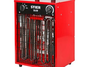 STIER Heizlüfter 9,0 kW 1150 m³/h, Elektroheizer, Bauheizung, Bautrockner