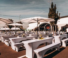Bierzeltgarnitur Husse / Bierbank Verkleidung