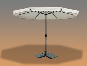Sonnenschirm 4 m inkl. Schirmständer
