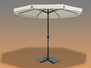 Sonnenschirm 4 m inkl. Schirmständer