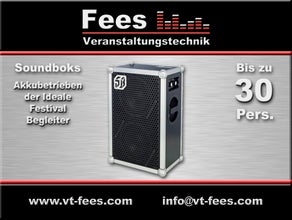 Akku betriebener Lautsprecher - Soundboks - Soundbox - für den Mobilen Einsatz