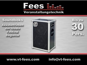 Akku betriebener Lautsprecher - Soundboks - Soundbox - für den Mobilen Einsatz