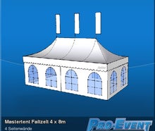 Mastertent Faltzelt 4 x 8m