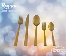 5tlg. Goldenes Besteck/ Menübesteck/ Hochzeitsbesteck - Vintage Hochzeit - Goldbesteck - Versand