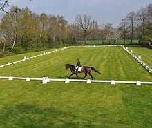 Dressurviereck 40x20 Meter mit Dressurbuchstaben