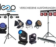 Lichttechnik In-Outdoor / Partylicht / Effektbeleuchtung / Tanzflächenbeleuchtung / LED Spot / LED Bar / Partylicht VERSCHIEDENE AUSFÜHRUNGEN