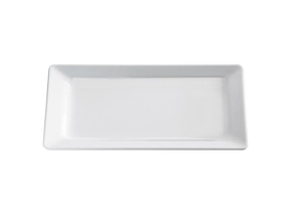 Buffetplatte Melamin weiß 2/4 GN
