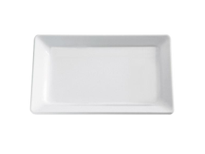 Buffetplatte Melamin weiß 2/4 GN