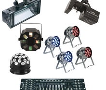 Partylicht L Partyanlage, Licht Beleuchtung Anlage LED, Lichteffekte