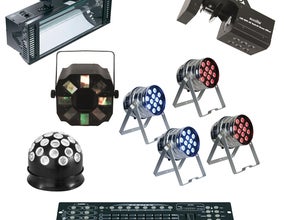 Partylicht L Partyanlage, Licht Beleuchtung Anlage LED, Lichteffekte