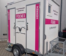 Toilettenwagen 1x Damenabteil 1x Herrenabteil