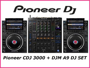 ⚡ ♫ ♪ PIONEER DJ SET: 2 x CDJ3000 +DJM A9   ⚡ ♫ ♪  Katalog: AlphaTheta XDJ AZ, DDJ FLEX2, XDJ RX3, XDJ RR, CDJ NEXUS 2000, DJM 900, DJM 700