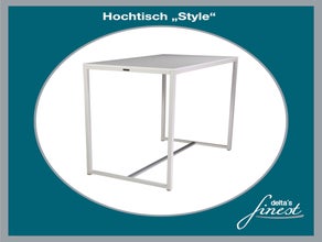 Hochtisch "Style" / Brückentisch / Stehtisch