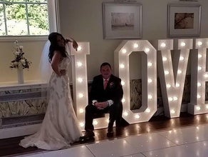 LOVE Buchstaben - Dekoration Hochzeit