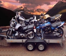 Motorradanhänger für 4 Motorräder