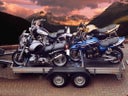 Motorradanhänger für 4 Motorräder