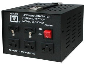 Spannungswandler 230V /110V  - 3kw Trafo - 3000 Watt Umrichter - Wandler -Stromwandler