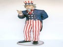 Onkel Sam Figur XXL - größer als  lebensgroß, Amerika, USA,