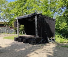 Open Air Bühne, Trailerbühne, Anhängerbühne 20qm / 5x4m, smartStage 20