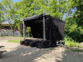 Open Air Bühne, Trailerbühne, Anhängerbühne 20qm / 5x4m, smartStage 20