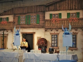 Alpenhaus, Allgäu Haus, XXL Fassade - Oktoberfest - Almhütte - Kulisse - Dekoration - Event