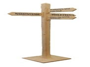 Wegweiser, Holzschilder, Hinweisschild
