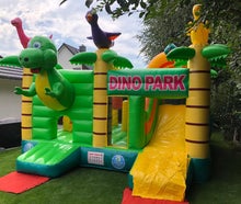 Hüpfburg " Dinopark" mieten Kids Event Einschulung Party