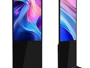Digitaler Kundenstopper / Werbedisplay / Infostele mit 43" Bildschirm