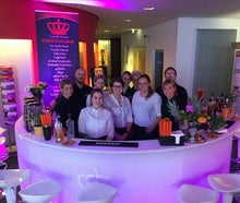 mobile Cocktailbar mieten, Cocktailbar, Bartresen, Barmodul, Kunststofftheke, barkeeper mieten