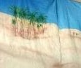 Wüste Oasen Kulisse, Afrika, Orient, Bühnenbild, Orientalisch