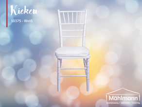 Chiavari Stuhl/ Holzstuhl/ Stapelstuhl in weiß - Event & Hochzeit