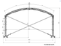 Bühnendach 8 x 6 m,  Stage-Dach ARC II - Galerie - Bild 2