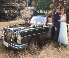 Oldtimer  Mercedes Benz 250S Hochzeitsauto Brautwagen inkl. Chauffeur