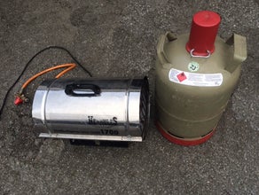 Heizlüfter inkl. Gas