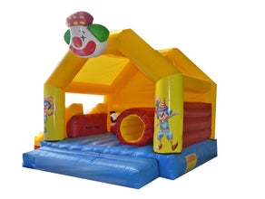Hüpfburg Clown