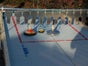 Die mobile Eisstockbahn aus dem ZDF Fernsehgarten  jetzt auch mit Lattl-Gestell / Eisstockschießen / Curling Bahn / Eisstockbahn mieten - Galerie - Bild 2