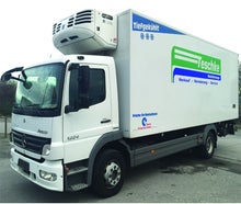 Mercedes Benz Atego 1224, Kühlkoffer, Tiefkühler, Kühlfahrzeug, mit Ladebordwand 1500 kg Nutzlast zur Langzeitmiete, 71634 Ludwigsburg, 12 Tonner Kühllaster, Tiefkühl-LKW, Lebensmitteltransport, Kühlfahrzeuge zur Mietevon 3,5 t bis 12 t,