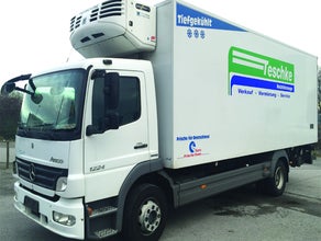 Mercedes Benz Atego 1224, Kühlkoffer, Tiefkühler, Kühlfahrzeug, mit Ladebordwand 1500 kg Nutzlast zur Langzeitmiete, 71634 Ludwigsburg, 12 Tonner Kühllaster, Tiefkühl-LKW, Lebensmitteltransport, Kühlfahrzeuge zur Mietevon 3,5 t bis 12 t,