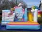 Hüpfburg Einhorn mit Rutsche zu vermieten - Galerie - Bild 2