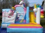 Hüpfburg Einhorn mit Rutsche zu vermieten - Galerie - Bild 2
