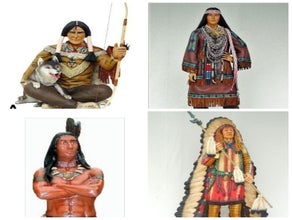 Indianer Figur, Western, Husky, Wüste, Cowboy, Wilder Westen