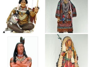 Indianer Figur, Western, Husky, Wüste, Cowboy, Wilder Westen