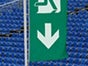 Fahne Notausgang / Wegweiser / Beschilderung - Galerie - Bild 2