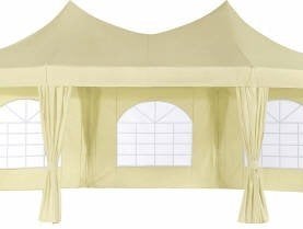 Leichtes Pagodenzelt 6,8 m x 5 m mit Seitenteilen