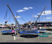 4er Bungee Trampolin - Kurzzeiteinsatz