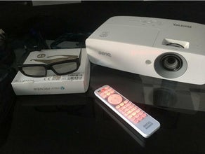 BENQ Beamer, mit Leinwand, Presenter FullHD 3D