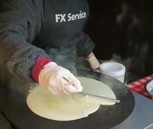 Crepes Maker, Crepes Stand, Crepes Verkaufsstand, Crepeeisen