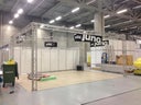 Messestand aus Traversen 7,8 x 4,8  mit 3,4 m Höhe = 37 m² · andere Größen jederzeit möglich